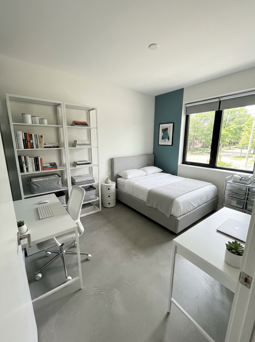 Spotless room cleaned by Soft Shine